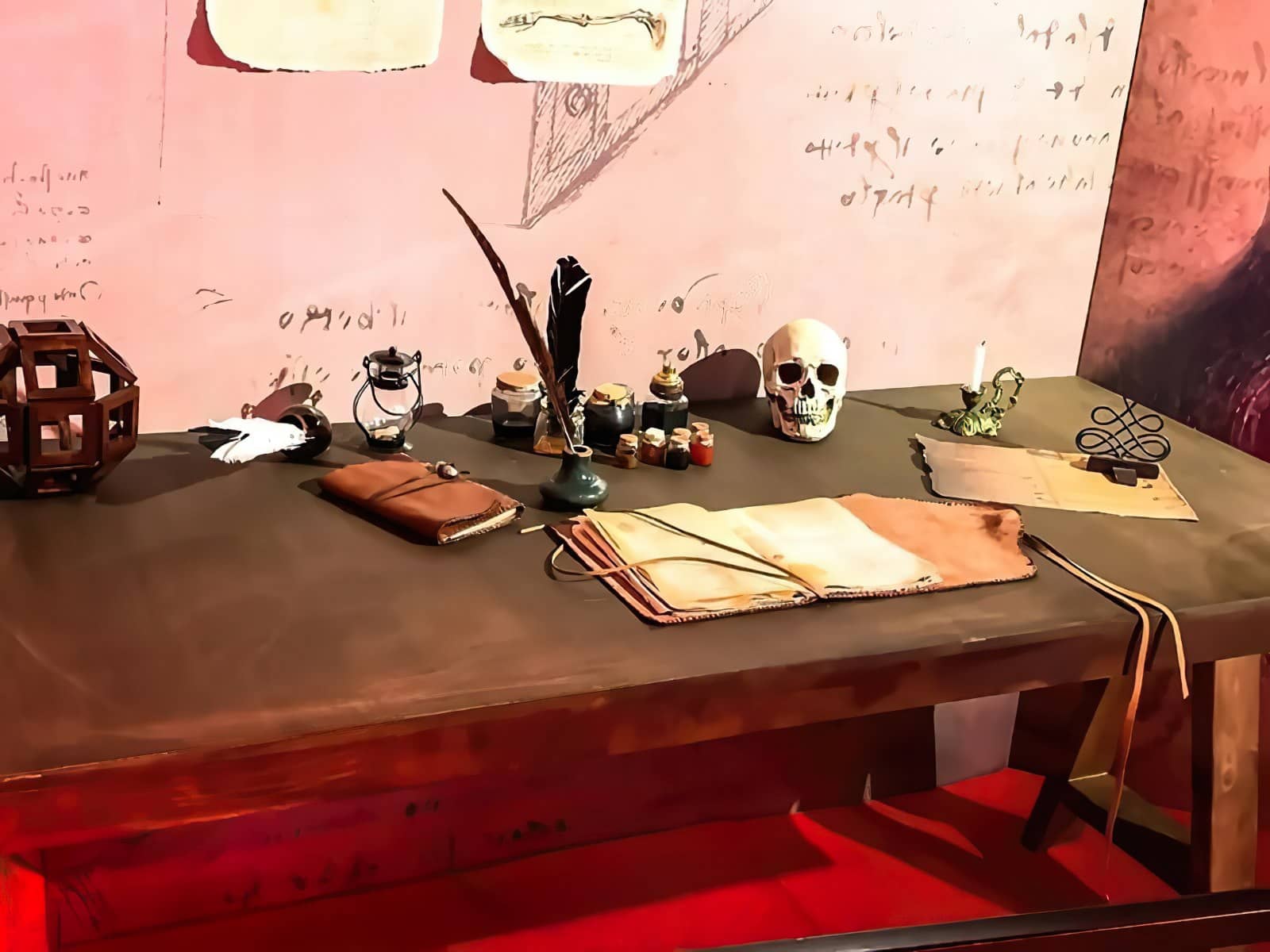 escritorio de Leonardo da Vinci