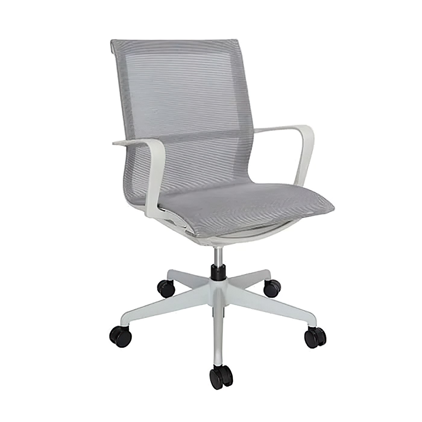 silla ergonomica color gris